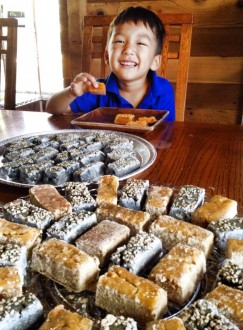 Baked Lilikoi Mochi